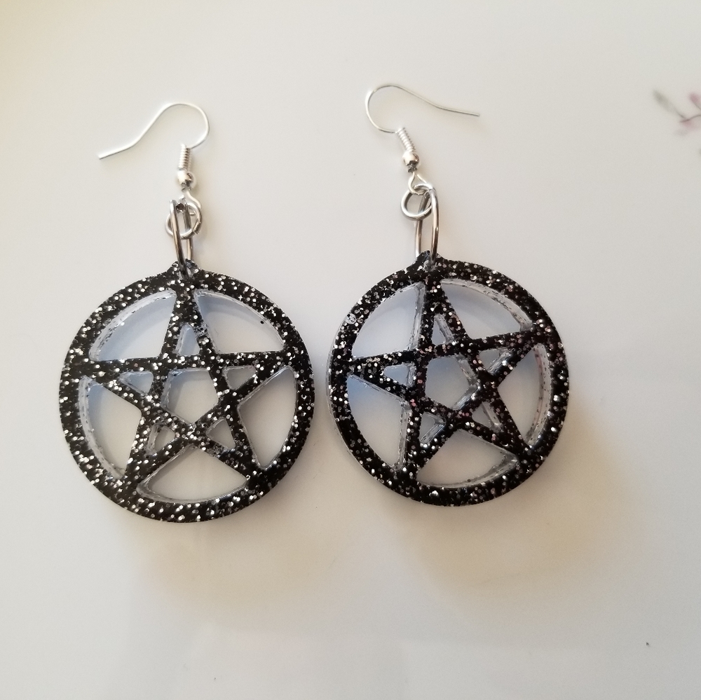 Pentagram Earrings